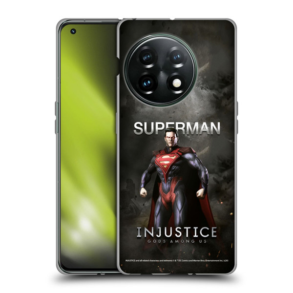 Injustice Gods Among Us Characters Superman Soft Gel Case for OnePlus 11 5G