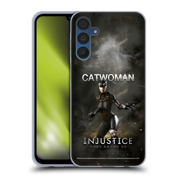 Injustice Gods Among Us Characters Catwoman Soft Gel Case for Samsung Galaxy A15