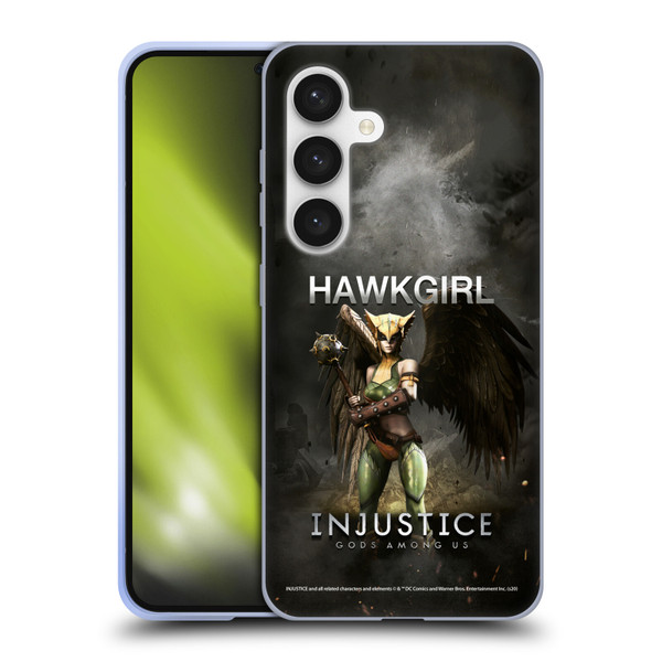 Injustice Gods Among Us Characters Hawkgirl Soft Gel Case for Samsung Galaxy S24 5G