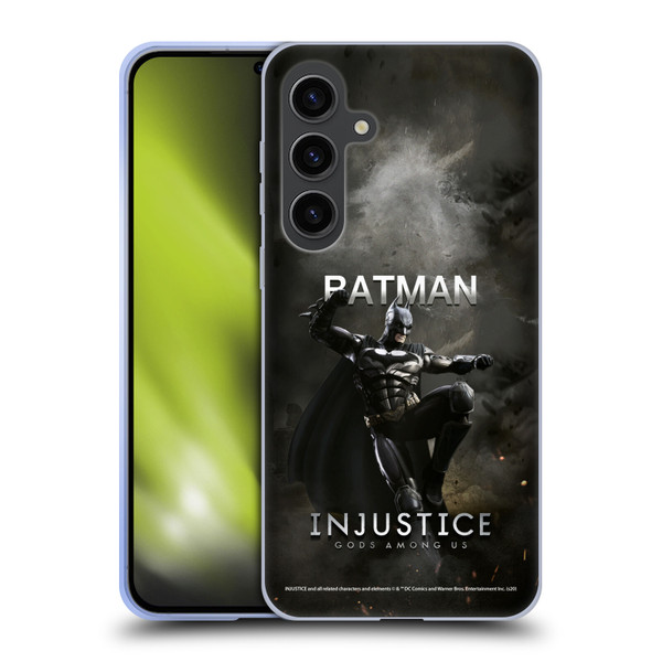 Injustice Gods Among Us Characters Batman Soft Gel Case for Samsung Galaxy S24+ 5G