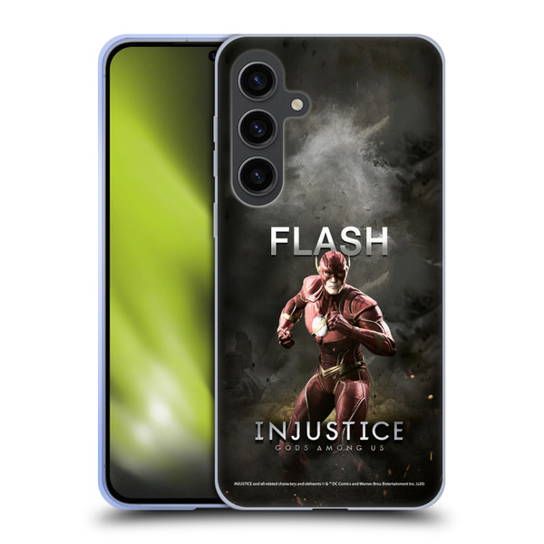 Injustice Gods Among Us Characters Flash Soft Gel Case for Samsung Galaxy S24+ 5G