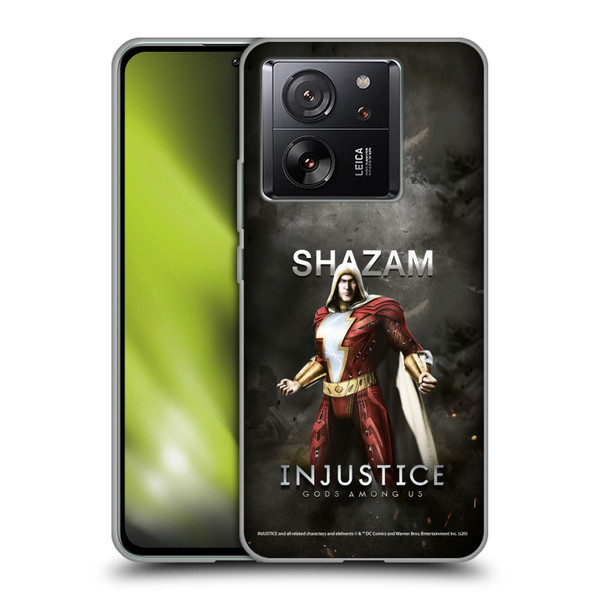 Injustice Gods Among Us Characters Shazam Soft Gel Case for Xiaomi 13T 5G / 13T Pro 5G