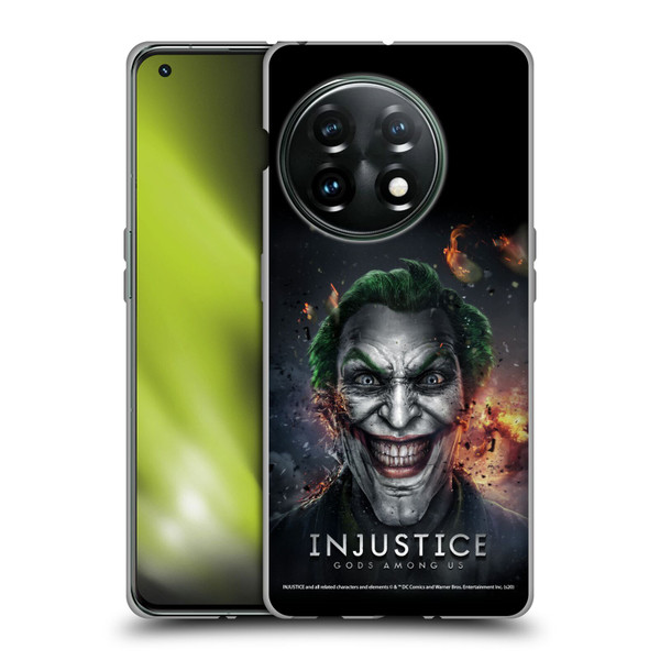 Injustice Gods Among Us Key Art Joker Soft Gel Case for OnePlus 11 5G