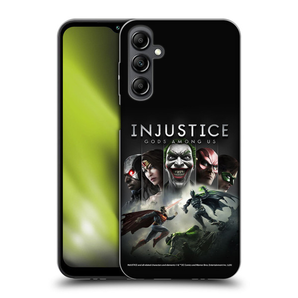 Injustice Gods Among Us Key Art Poster Soft Gel Case for Samsung Galaxy M14 5G