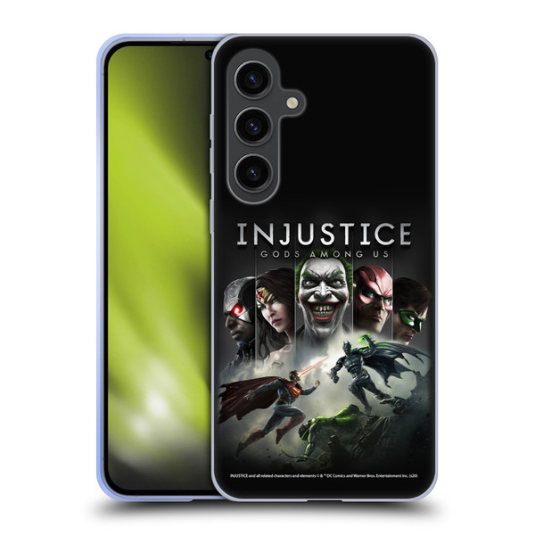 Injustice Gods Among Us Key Art Poster Soft Gel Case for Samsung Galaxy S24+ 5G
