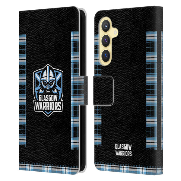 Glasgow Warriors 2020/21 Crest Kit Home Leather Book Wallet Case Cover For Samsung Galaxy S23 FE 5G