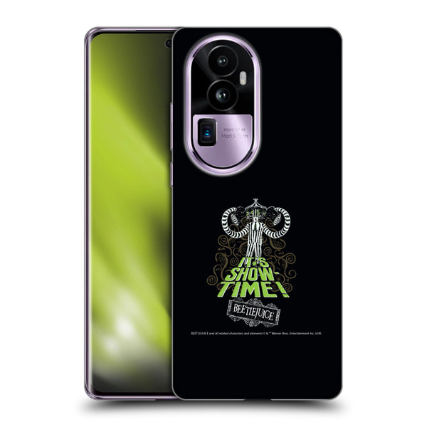 Beetlejuice Graphics Show Time Soft Gel Case for OPPO Reno10 Pro+