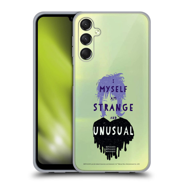 Beetlejuice Graphics Lydia Quote Soft Gel Case for Samsung Galaxy A24 4G / M34 5G