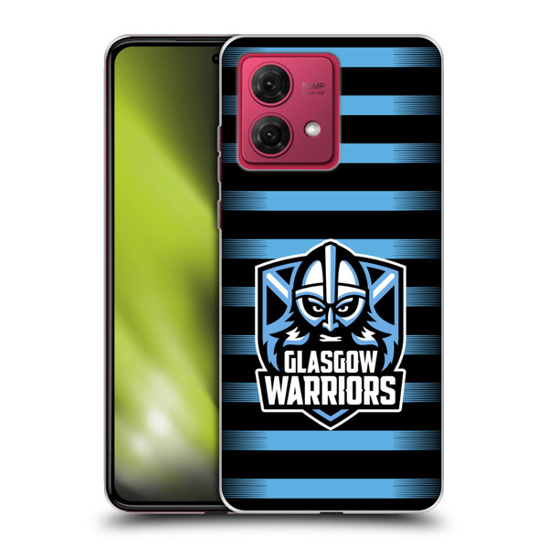 Glasgow Warriors Logo 2 Stripes Soft Gel Case for Motorola Moto G84 5G