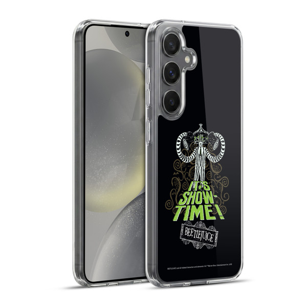 Beetlejuice Graphics Show Time Soft Gel Case for Samsung Galaxy S24+ 5G & MagSafe