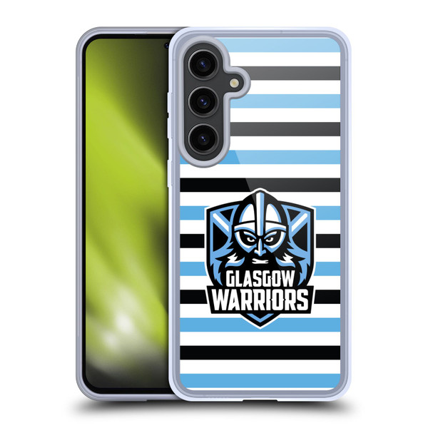 Glasgow Warriors Logo 2 Stripes 2 Soft Gel Case for Samsung Galaxy S24+ 5G