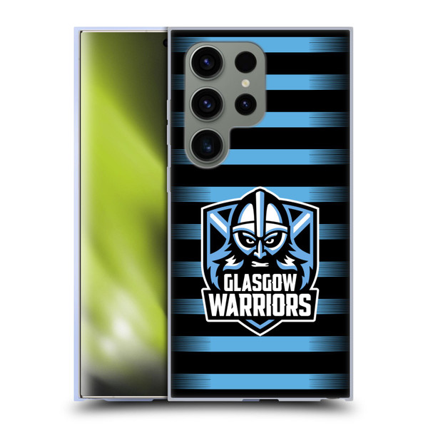 Glasgow Warriors Logo 2 Stripes Soft Gel Case for Samsung Galaxy S24 Ultra 5G