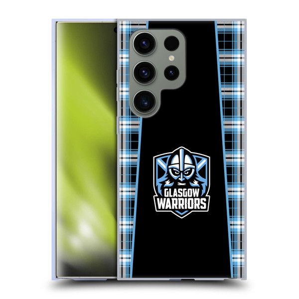Glasgow Warriors Logo 2 Tartan Soft Gel Case for Samsung Galaxy S24 Ultra 5G