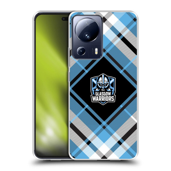 Glasgow Warriors Logo 2 Diagonal Tartan Soft Gel Case for Xiaomi 13 Lite 5G