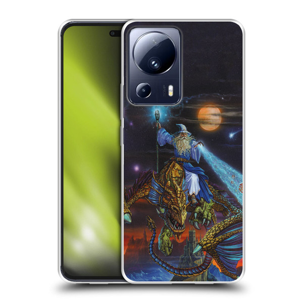 Ed Beard Jr Dragon Friendship Twilight Tempest Soft Gel Case for Xiaomi 13 Lite 5G