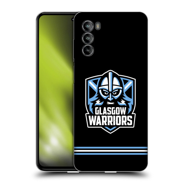 Glasgow Warriors Logo Stripes Black Soft Gel Case for Motorola Moto G82 5G