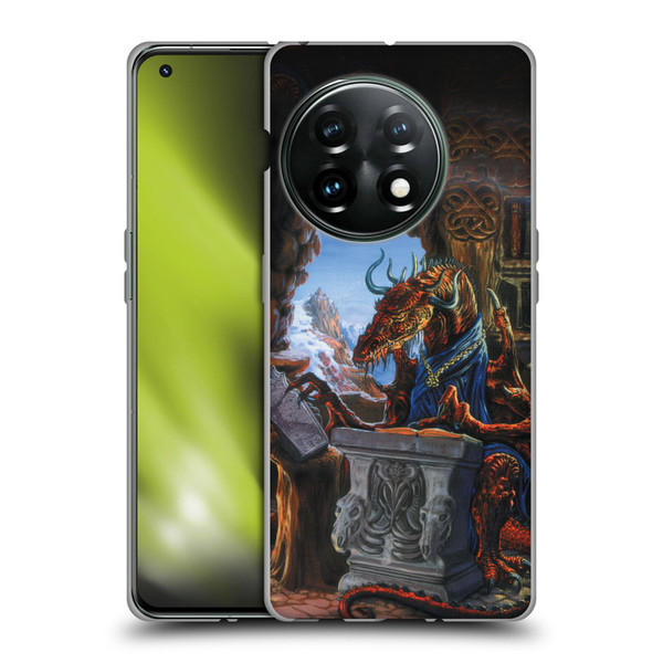 Ed Beard Jr Dragons Ancient Scholar Soft Gel Case for OnePlus 11 5G