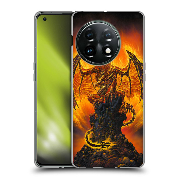 Ed Beard Jr Dragons Harbinger Of Fire Soft Gel Case for OnePlus 11 5G