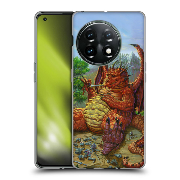 Ed Beard Jr Dragons Lunch With A Toothpick Soft Gel Case for OnePlus 11 5G