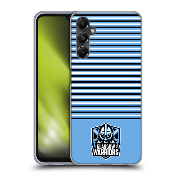 Glasgow Warriors Logo Stripes Blue 2 Soft Gel Case for Samsung Galaxy A05s