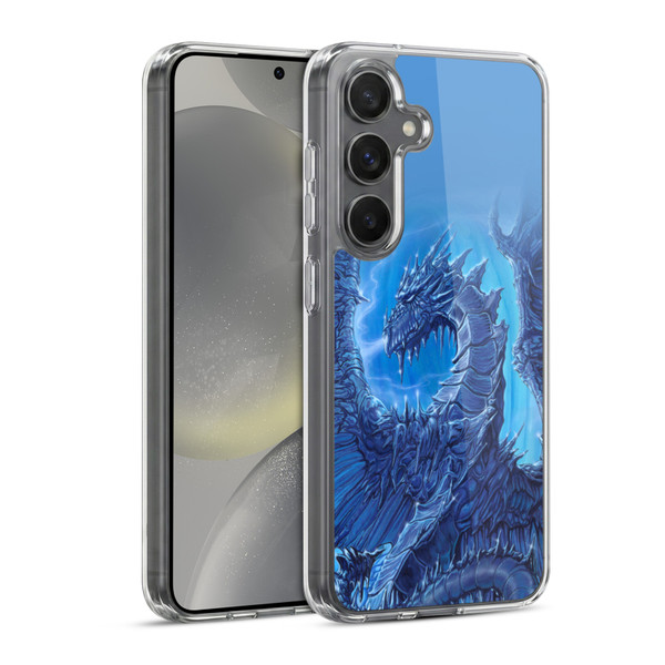 Ed Beard Jr Dragons Glacier Soft Gel Case for Samsung Galaxy S24 5G & MagSafe