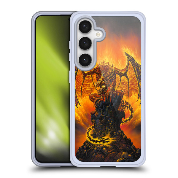 Ed Beard Jr Dragons Harbinger Of Fire Soft Gel Case for Samsung Galaxy S24 5G