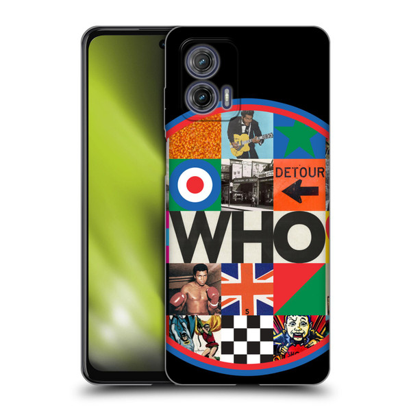 The Who 2019 Album Collage Circle Soft Gel Case for Motorola Moto G73 5G