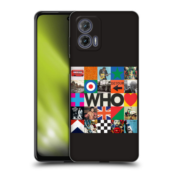 The Who 2019 Album Square Collage Soft Gel Case for Motorola Moto G73 5G
