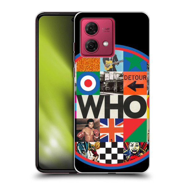 The Who 2019 Album Collage Circle Soft Gel Case for Motorola Moto G84 5G