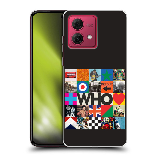 The Who 2019 Album Square Collage Soft Gel Case for Motorola Moto G84 5G