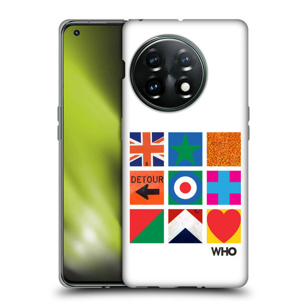 The Who 2019 Album Symbols Grid Soft Gel Case for OnePlus 11 5G