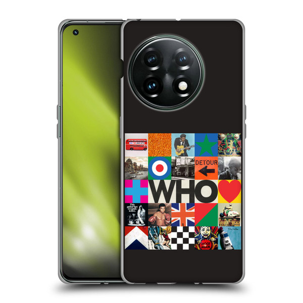 The Who 2019 Album Square Collage Soft Gel Case for OnePlus 11 5G