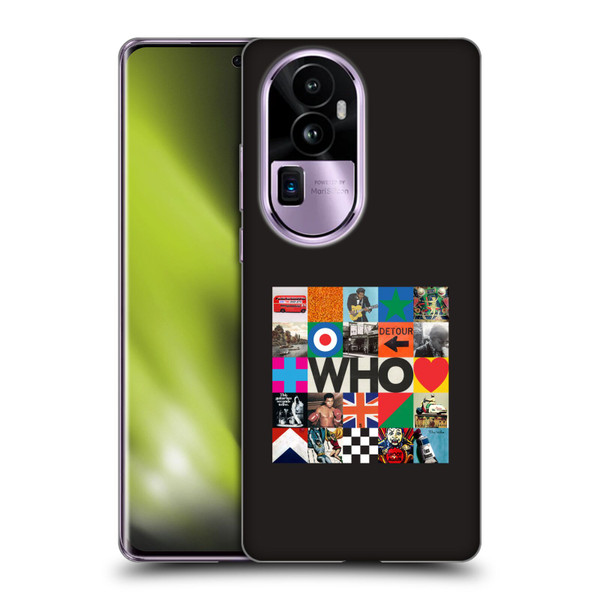The Who 2019 Album Square Collage Soft Gel Case for OPPO Reno10 Pro+