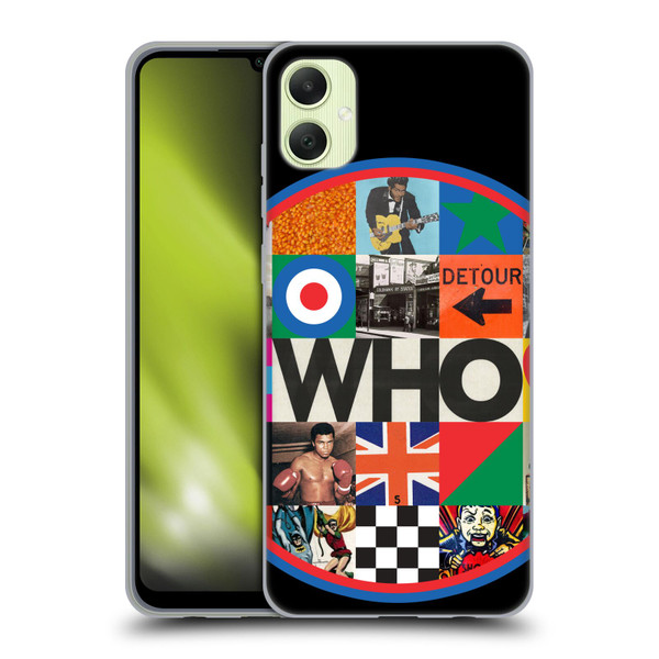 The Who 2019 Album Collage Circle Soft Gel Case for Samsung Galaxy A05
