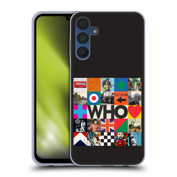 The Who 2019 Album Square Collage Soft Gel Case for Samsung Galaxy A15