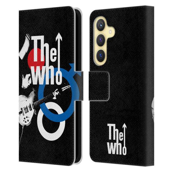 The Who Band Art Maximum R&B Leather Book Wallet Case Cover For Samsung Galaxy S24 5G