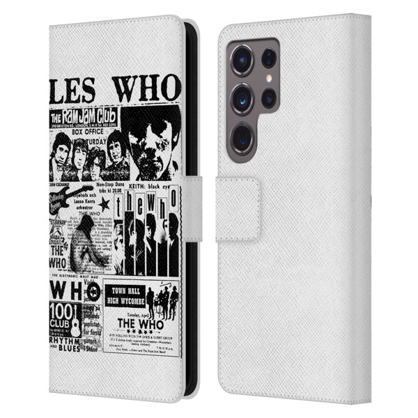 The Who Band Art Les Who Leather Book Wallet Case Cover For Samsung Galaxy S24 Ultra 5G