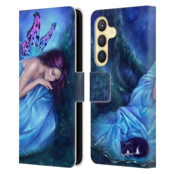 Rachel Anderson Fairies Serenity Leather Book Wallet Case Cover For Samsung Galaxy S24 5G