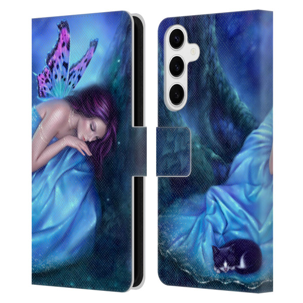 Rachel Anderson Fairies Serenity Leather Book Wallet Case Cover For Samsung Galaxy S24+ 5G