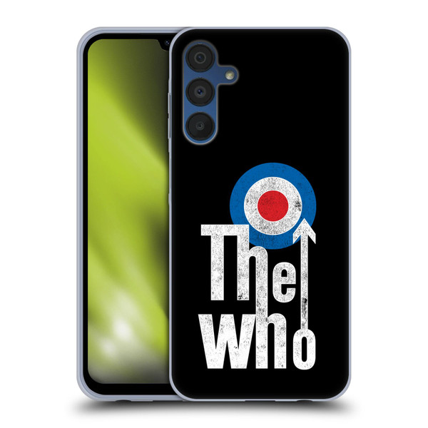 The Who Band Art Classic Target Logo Soft Gel Case for Samsung Galaxy A15