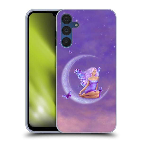 Rachel Anderson Pixies Lavender Moon Soft Gel Case for Samsung Galaxy A15