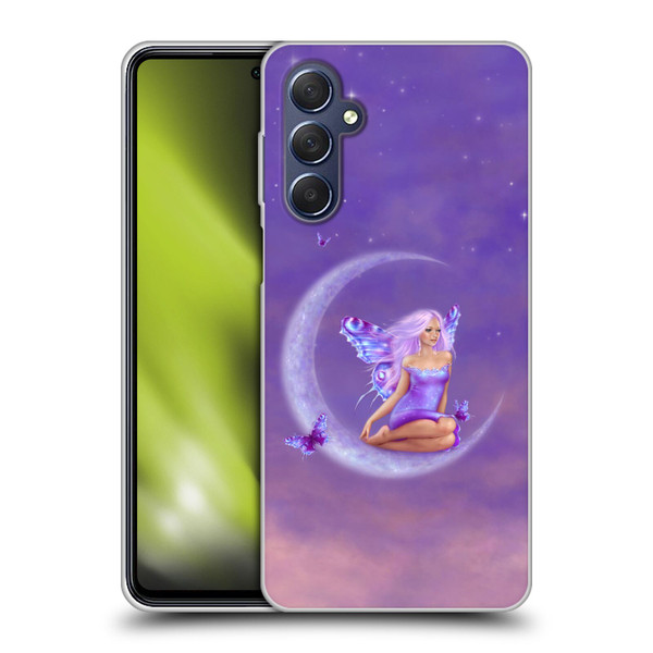 Rachel Anderson Pixies Lavender Moon Soft Gel Case for Samsung Galaxy M54 5G