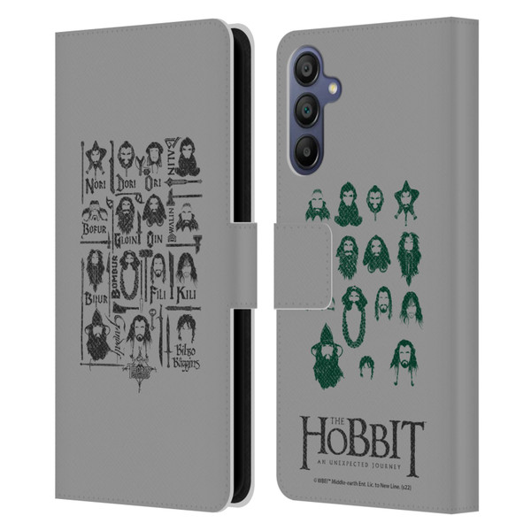 The Hobbit An Unexpected Journey Key Art The Company Leather Book Wallet Case Cover For Samsung Galaxy A15