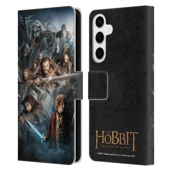 The Hobbit An Unexpected Journey Key Art Group Leather Book Wallet Case Cover For Samsung Galaxy S24+ 5G