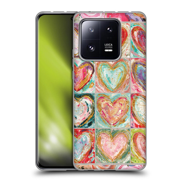 Haley Bush Pattern Painting Hearts Soft Gel Case for Xiaomi 13 Pro 5G