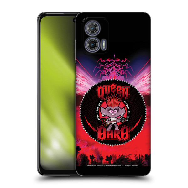 Trolls World Tour Assorted Rock Queen Barb 1 Soft Gel Case for Motorola Moto G73 5G