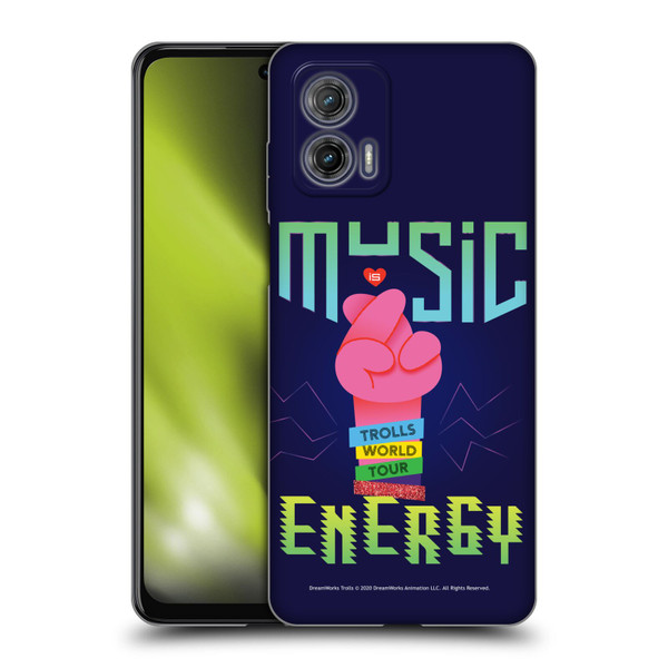 Trolls World Tour Key Art Music Is Energy Soft Gel Case for Motorola Moto G73 5G