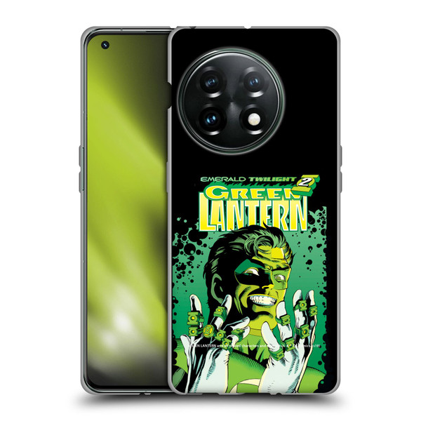 Green Lantern DC Comics Comic Book Covers Emerald Twilight Soft Gel Case for OnePlus 11 5G
