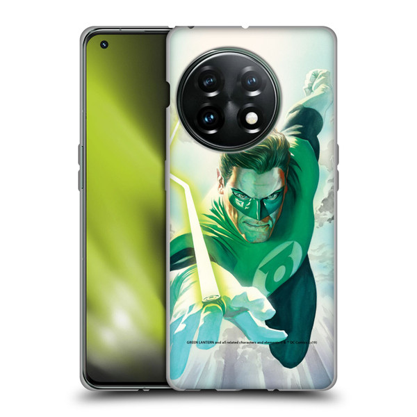 Green Lantern DC Comics Comic Book Covers Flight Soft Gel Case for OnePlus 11 5G