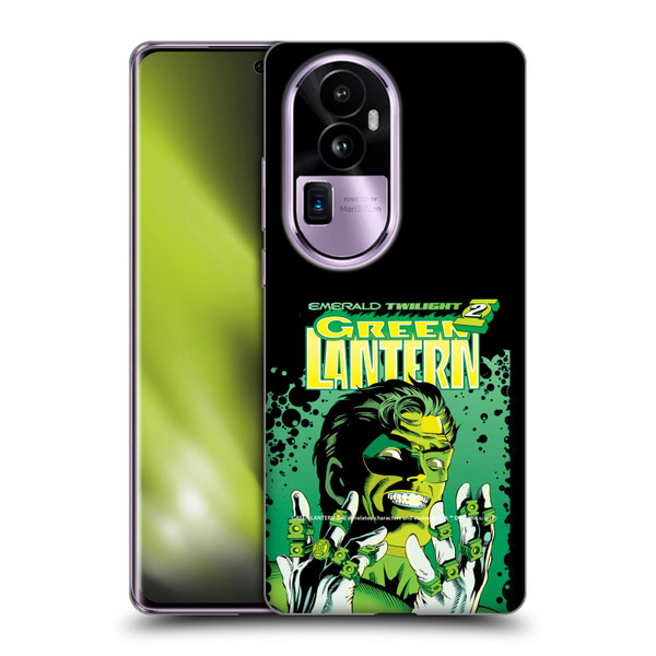 Green Lantern DC Comics Comic Book Covers Emerald Twilight Soft Gel Case for OPPO Reno10 Pro+
